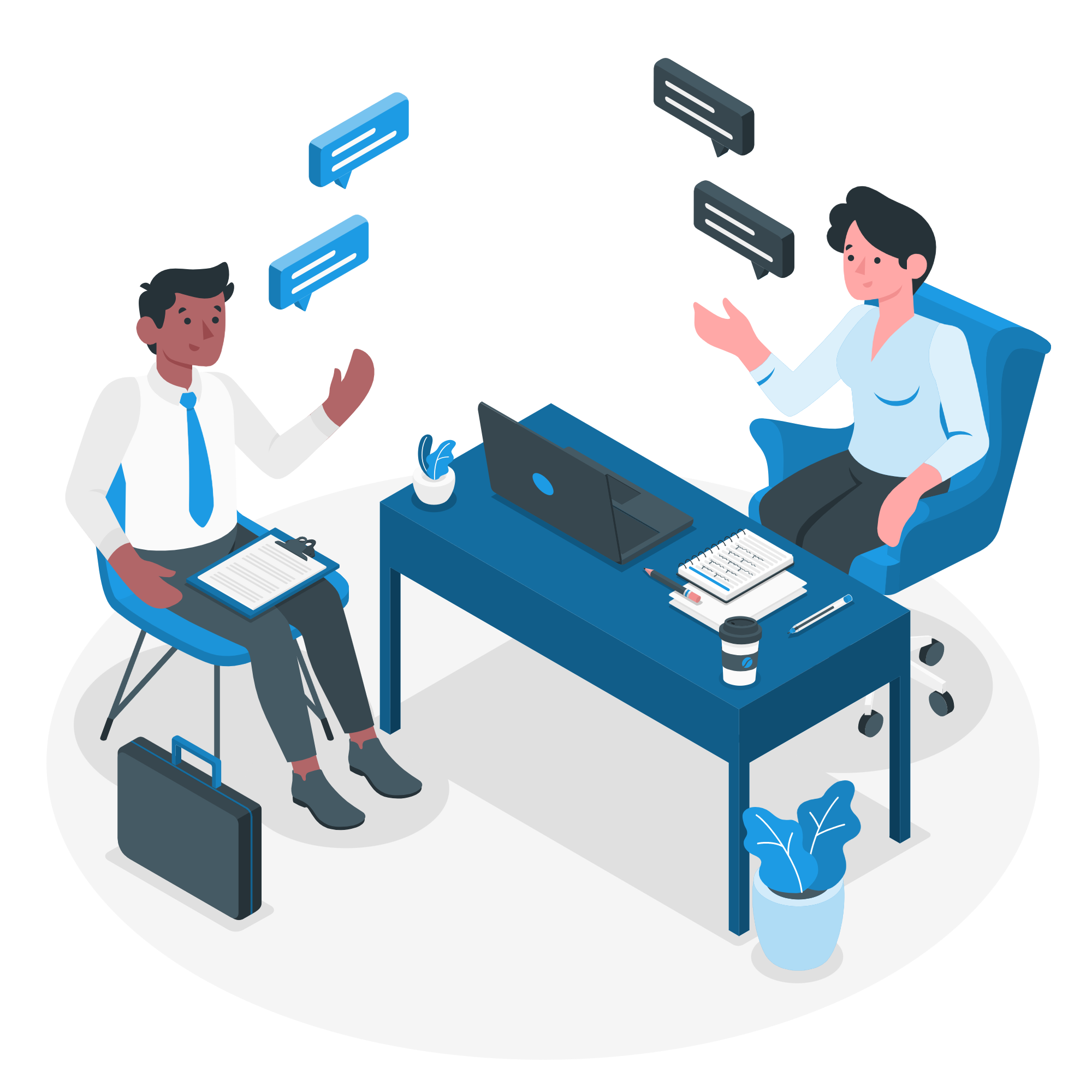 Marketing & Scheduling of Interviews